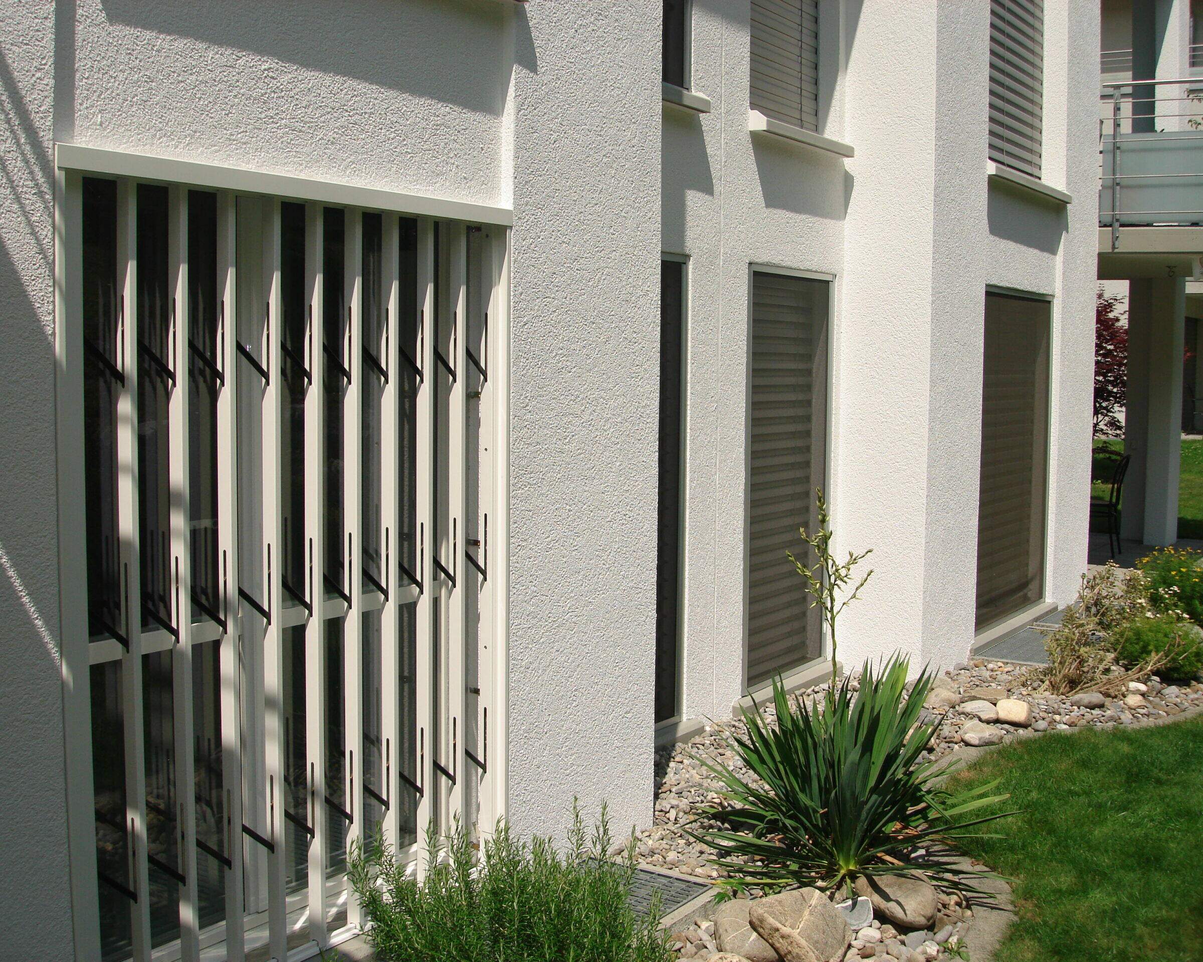 Gittersicherung gegen Einbruch